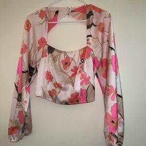 Express floral top